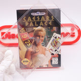 CAESARS PALACE - NEW & Factory Sealed with V-Overlap Seam! (Sega Genesis) CASE-FRESH GAME!