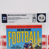 #466 - NES PLAY ACTION FOOTBALL ("Faces" Logo, 4-Line Warranty) - WATA GRADED 9.6 A++ (NES Nintendo) - THE DISCOUNTGAMES COLLECTION