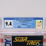 STAR TREK: THE NEXT GENERATION - CGC GRADED 9.4 A++! NEW & Factory Sealed with Authentic H-Seam! (Game Boy Original)