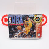 KOBE BRYANT IN NBA COURTSIDE with REMOVABLE PC STICKER! NEW & Factory Sealed with Authentic V-Seam! (N64 Nintendo 64)