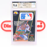 #410 - MAJOR LEAGUE BASEBALL (Round SOQ, LJN Star Printed) - CGC GRADED 9.6 A+ (NES Nintendo) - THE DISCOUNTGAMES COLLECTION