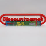 HARD DRIVIN' / HARD DRIVING RACING (EARLY MIJ CLAMSHELL CASE!) NEW & Factory Sealed with Authentic Tube Seam! (Sega Genesis)