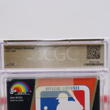 #410 - MAJOR LEAGUE BASEBALL (Round SOQ, LJN Star Printed) - CGC GRADED 9.6 A+ (NES Nintendo) - THE DISCOUNTGAMES COLLECTION