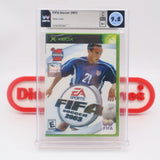 LOT OF FOUR GAMES: FIFA 2001, 1997, 2005 & 2003 - ALL WATA GRADED! NEW & Factory Sealed! (PS1 XBOX SATURN)