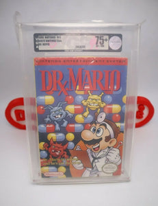 DR. MARIO - VGA GRADED 75+ NM! NEW & Factory Sealed with Authentic H-Seam! (NES Nintendo)