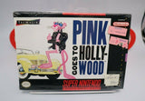 PINK GOES TO HOLLY-WOOD - NEW & Factory Sealed with Authentic V-Seam! (SNES Super Nintendo)