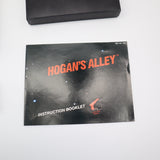 HOGAN'S ALLEY - BLACK BOX GAME - TM, Rev-A, 2 Code, Round Black SOQ! Complete In Box - CIB! (NES Nintendo)