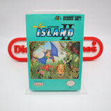 ADVENTURE ISLAND II 2 - NEW & Factory Sealed with Authentic H-Seam! (NES Nintendo)