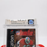 NFL GAMEDAY FOOTBALL - LONG BOX - WATA Graded 9.2 A! NEW & Factory Sealed! (PlayStation 1 / PS1) GAME DAY