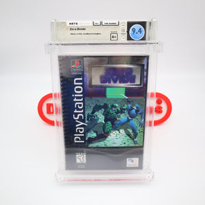 ZERO DIVIDE - LONG BOX - WATA Graded 9.4 A+! NEW & Factory Sealed! (PlayStation 1 / PS1)