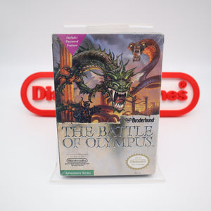 BATTLE OF OLYMPUS, THE - NEW & Factory Sealed with Authentic H-Seam! (NES Nintendo)