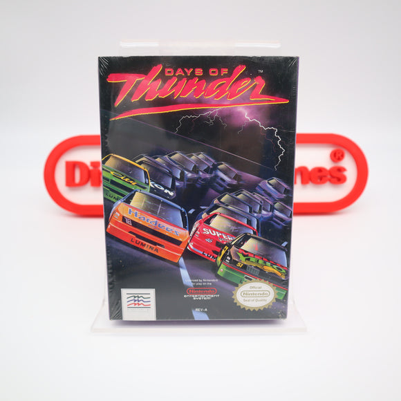 DAYS OF THUNDER NASCAR RACING - NEW & Factory Sealed with Authentic H-Seam! (NES Nintendo)