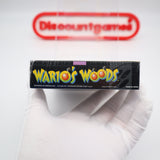 WARIO'S WOODS - MADE IN JAPAN - NEW & Factory Sealed with V-Seam! (SNES Super Nintendo)
