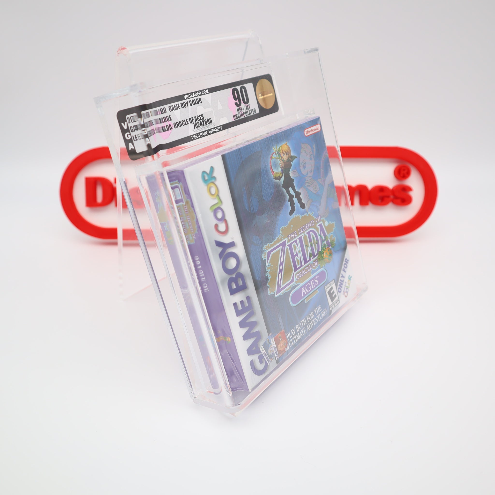 LEGEND OF ZELDA: ORACLE OF AGES - VGA GRADED 90 MINT GOLD LEGEND OF ZELDA: ORACLE OF AGES - VGA GRADED 90 MINT GOLD