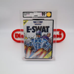 E-SWAT - VGA GRADED 90+ GOLD MINT - NEW & Factory Sealed! (SMS Sega Master System)