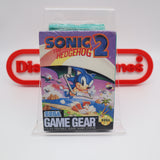 SONIC THE HEDGEHOG 2 II - NEW & Factory Sealed! (Sega Game Gear)