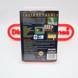 CAESARS PALACE - NEW & Factory Sealed with V-Overlap Seam! (Sega Genesis) CASE-FRESH GAME!