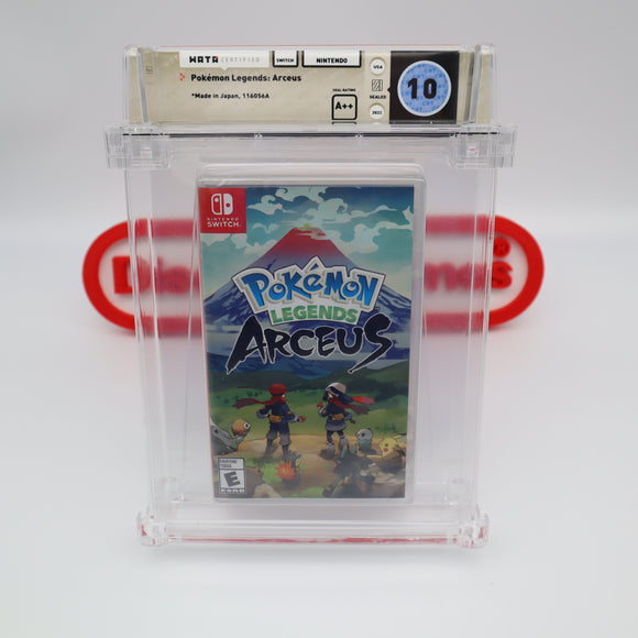POKEMON LEGENDS: ARCEUS - 00000 FIRST PRINT - WATA GRADED PERFECT 10 A DiscountGamesOnline POKEMON LEGENDS: ARCEUS - 00000 FIRST PRINT - WATA GRADED PERFECT 10 A DiscountGamesOnline