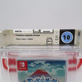 POKEMON LEGENDS: ARCEUS - 00000 FIRST PRINT - WATA GRADED PERFECT 10 A++ NEW & Factory Sealed! (Nintendo Switch)