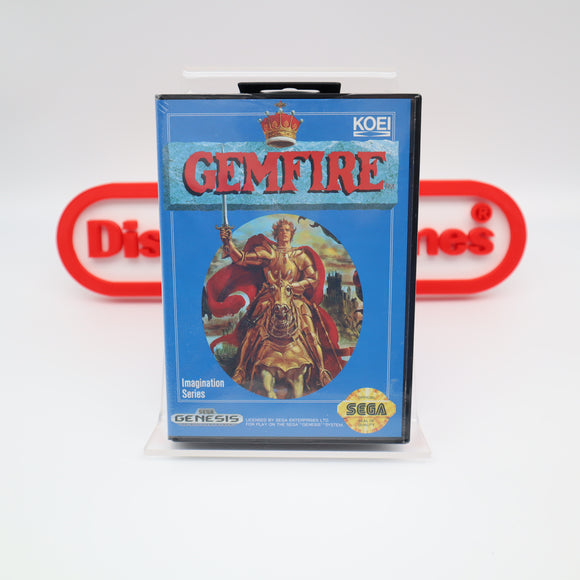 GEMFIRE - NEW & Factory Sealed with Authentic Tube Seal! (Sega Genesis)