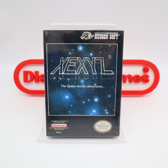 XEXYZ: THE SPACE ACTION ADVENTURE - NEW & Factory Sealed with Authentic H-Seam! (NES Nintendo)