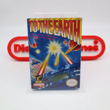 TO THE EARTH - NEW & Factory Sealed with Authentic H-Seam! (NES Nintendo)