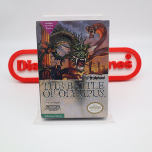 THE BATTLE OF OLYMPUS - NEW & Factory Sealed with Authentic H-Seam! (NES Nintendo)