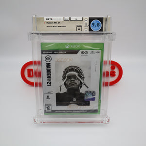MADDEN NFL 21 2021 - MVP EDITION - LAMAR JACKSON COVER - WATA Graded 9.8 A! NEW & Factory Sealed (Xbox One & Series X)