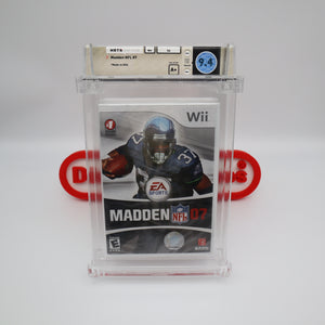 MADDEN NFL 07 2007 - SHAUN ALEXANDER COVER - WATA Graded 9.4 A+! NEW & Factory Sealed! (Nintendo Wii)
