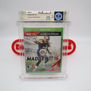 MADDEN NFL 15 2015 - ULTIMATE EDITION - RICHARD SHERMAN COVER - WATA Graded 9.0 A! NEW & Factory Sealed (Xbox One)