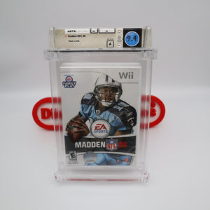 MADDEN NFL 08 2008 - VINCE YOUNG COVER - WATA Graded 9.4 A! NEW & Factory Sealed! (Nintendo Wii)