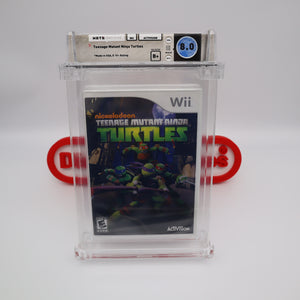 TEENAGE MUTANT NINJA TURTLES / TMNT - WATA Graded 8.0 B+! NEW & Factory Sealed! (Nintendo Wii)