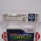 TEENAGE MUTANT NINJA TURTLES / TMNT - WATA Graded 8.0 B+! NEW & Factory Sealed! (Nintendo Wii)