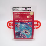 DEMONS TO DIAMONDS (PAL) - VGA Graded 80 NM! NEW & Factory Sealed! (Atari 2600)