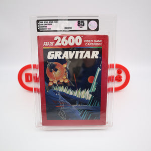 GRAVITAR (Burgundy Box!) - VGA Graded 85 NM+! NEW & Factory Sealed! (Atari 2600)