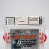 JOHN ELWAY'S QUARTERBACK - FOOTBALL - WATA GRADED 8.0 A! NEW & Factory Sealed with Authentic H-Seam! (NES Nintendo) 2