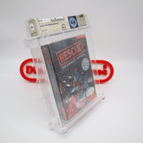 RESCUE: THE EMBASSY MISSION - WATA GRADED 8.5 B+! NEW & Factory Sealed with Authentic H-Seam! (NES Nintendo)