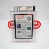 RESCUE: THE EMBASSY MISSION - WATA GRADED 8.5 B+! NEW & Factory Sealed with Authentic H-Seam! (NES Nintendo)