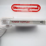 TOWER TOPPLER - VGA Graded 85 NM+! NEW & Factory Sealed! (Atari 7800)