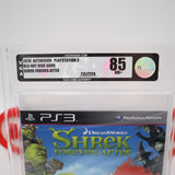 SHREK: FOREVER AFTER - VGA Graded 85 NM+ SILVER! NEW & Factory Sealed! (PS3 PlayStation 3)