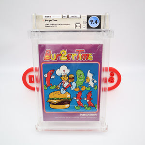 BURGERTIME / BURGER TIME - WATA Graded 9.4 A++! NEW & Factory Sealed! (Intellivision)