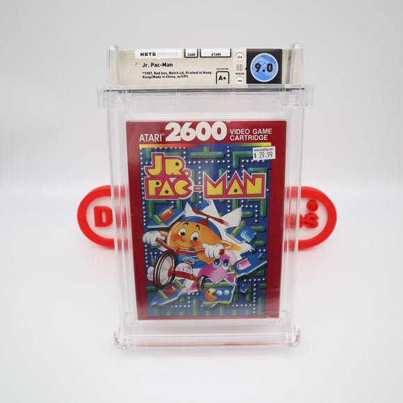 JR. PAC-MAN / JUNIOR PACMAN - WATA GRADED 9.0 A+! NEW & Factory Sealed! (Atari 2600)