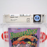 BOULDER DASH - WATA GRADED 9.4 A! NEW & Factory Sealed with Authentic H-Seam! (NES Nintendo)