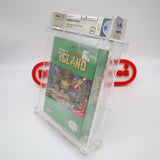 ADVENTURE ISLAND - WATA GRADED 9.2 A+! NEW & Factory Sealed with Authentic H-Seam! (NES Nintendo)