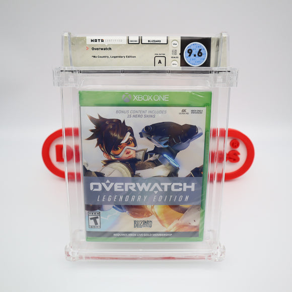 OVERWATCH - LEGENDARY EDITION - WATA GRADED 9.6 A! NEW & Factory Sealed! (XBox One)