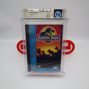 JURASSIC PARK - WATA GRADED 7.5 A+! NEW & Factory Sealed! (Sega CD)
