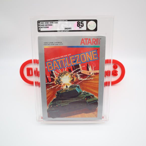 BATTLEZONE / BATTLE ZONE - VGA GRADED 85 NM+ SILVER! NEW & Factory Sealed! (Atari 2600)