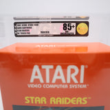 STAR RAIDERS BIG BOX WITH TOUCH PAD - VGA GRADED 85+ NM+ GOLD UNCIRCULATED! NEW & Factory Sealed! (Atari 2600)