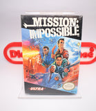 MISSION: IMPOSSIBLE - NEW & Factory Sealed with Authentic H-Seam! (NES Nintendo)