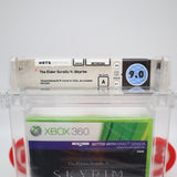 ELDER SCROLLS V: SKYRIM, THE - WATA GRADED 9.0 A! NEW & Factory Sealed! (XBox 360)
